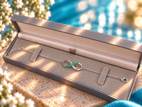 Beside Me Always Infinity bracelet
