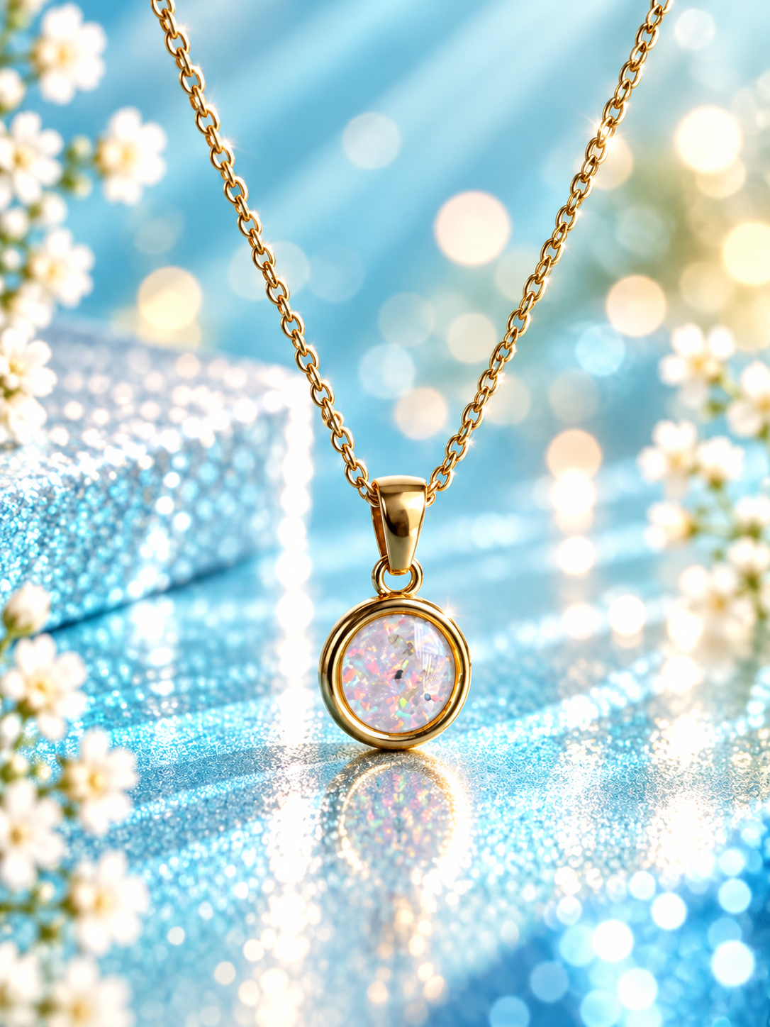 Forever Circle Pendant 18ct Gold PVD
