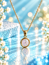 Forever Circle Pendant 18ct Gold PVD