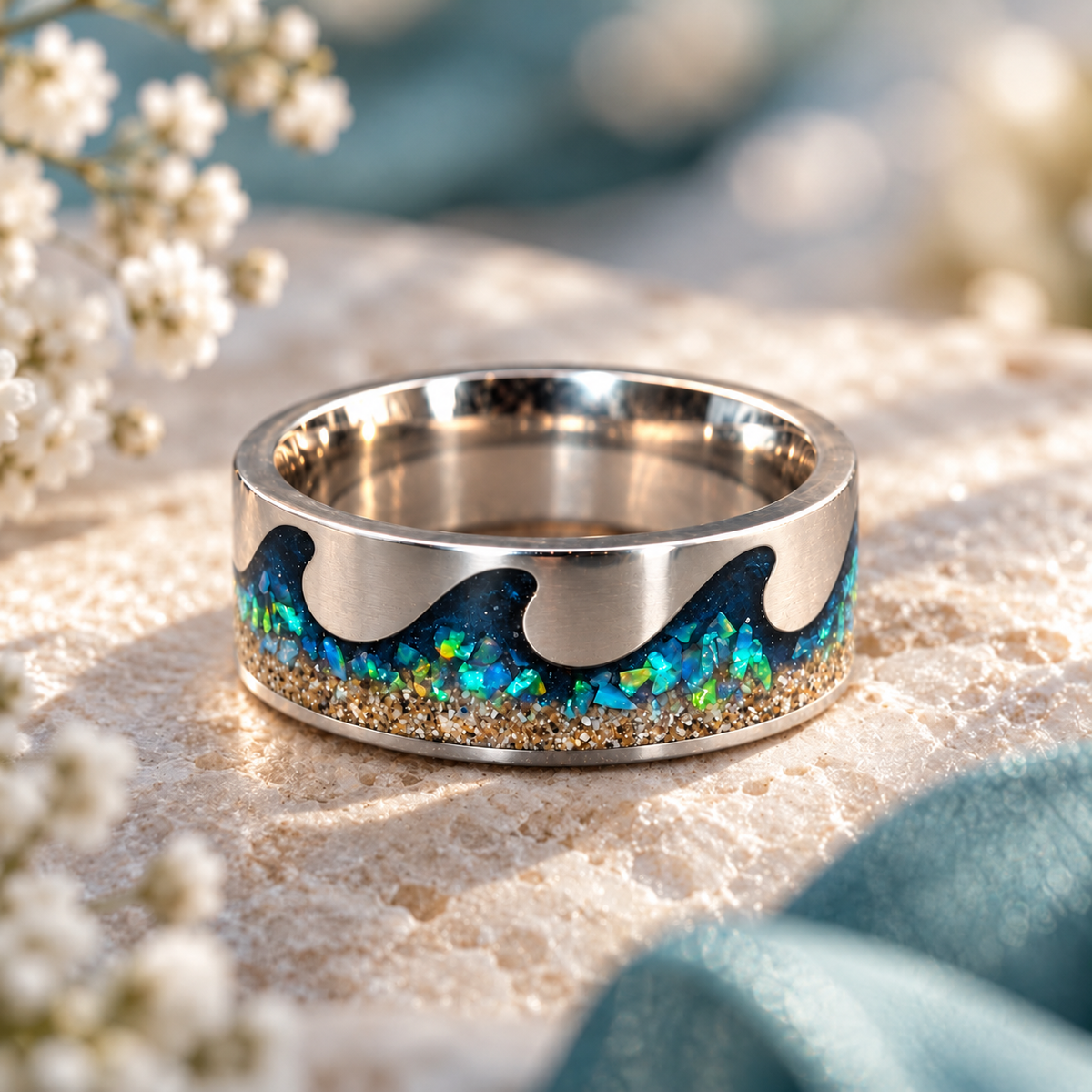 The Sea and Me Channel Ring
