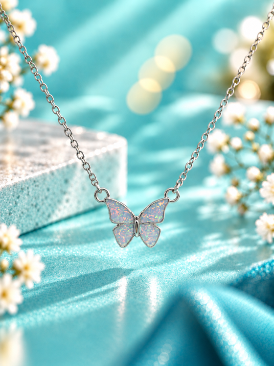 My Beloved Butterfly Stainless Steel Pendant