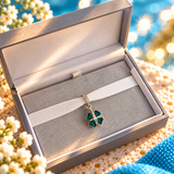 Sparkling Dangling Clover Charm