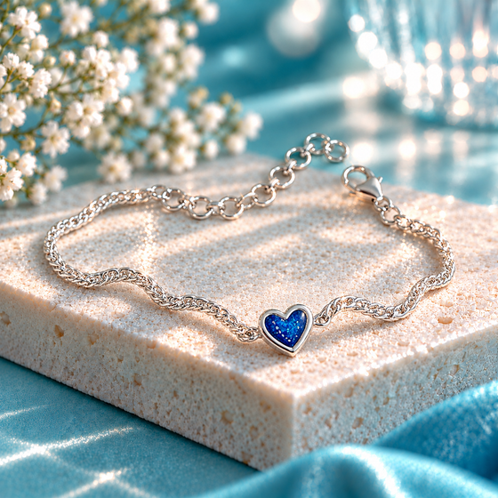 Mini Bubble Heart Bracelet