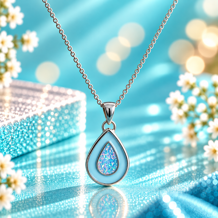 The Biggest Teardrop Pendant - Stainless Steel