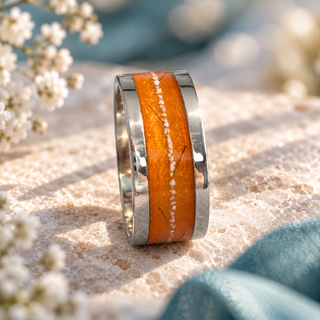 Limited Edition Mens Chunky 10mm Quiet Memory Channel Ring (SS)