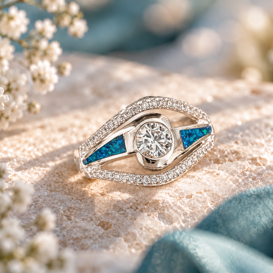 Solid Silver Guardian of Memories Ring