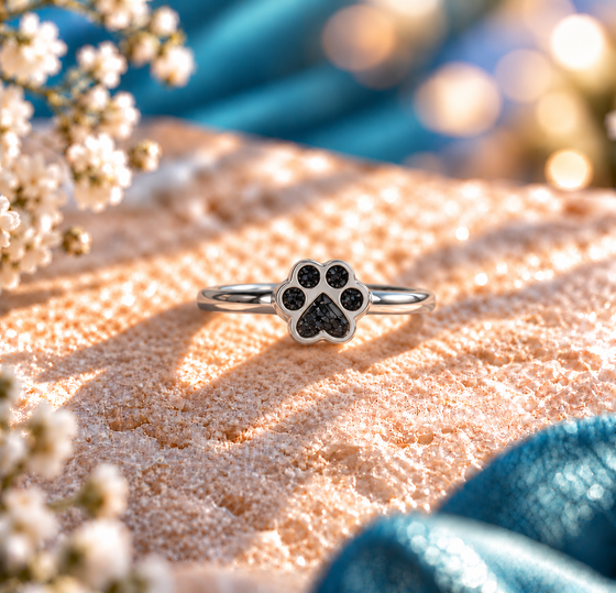 Pawprints Forever Ring