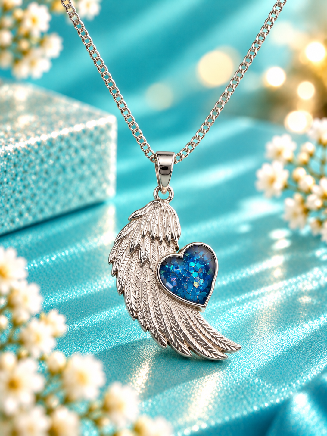 Feathered Heart Pendant