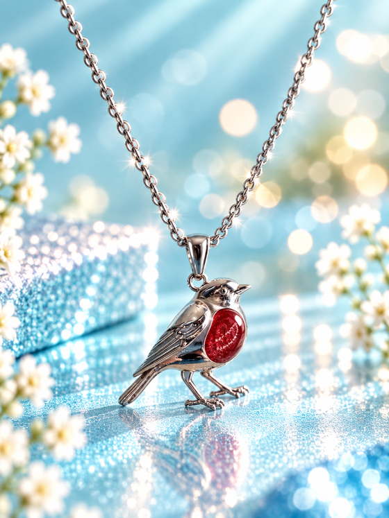Robbie Robin Stainless Steel Pendant