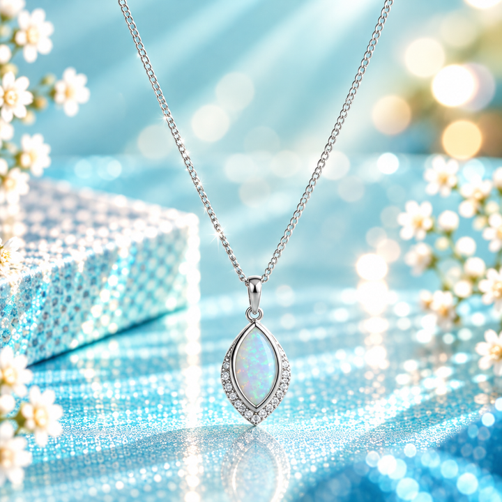 Sparkling Teardrop Pendant