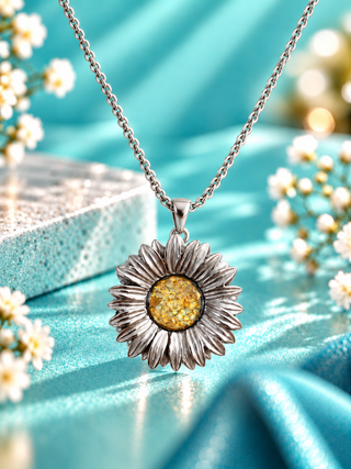 My Beloved Daisy Stainless Steel Pendant