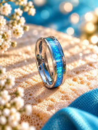 Ladies Quiet Memory 6mm Channel Ring (SS)