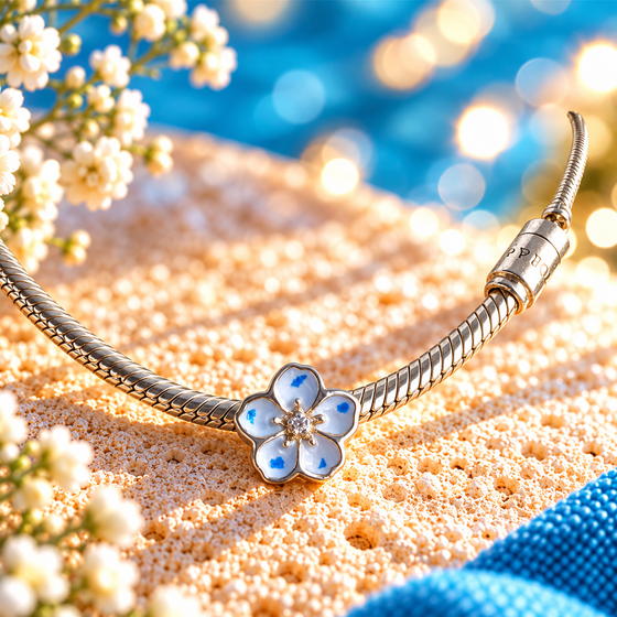 Forget Me Not Sparkling Charm