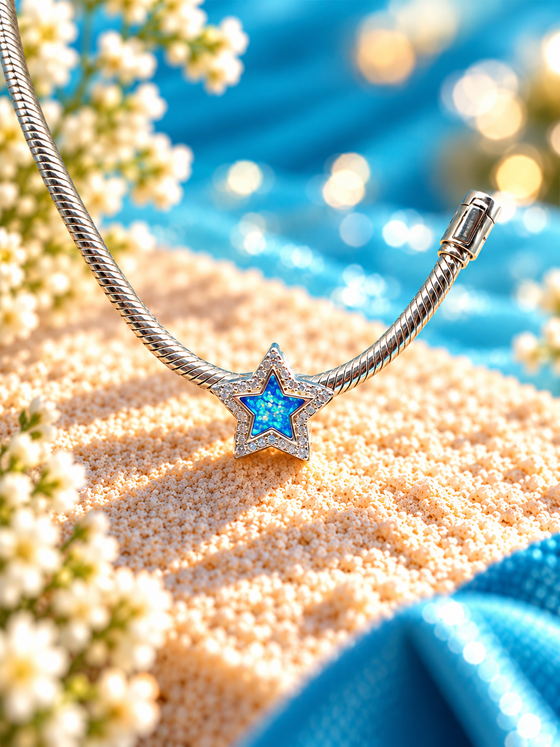 Sparkling Wish Upon a Star Charm