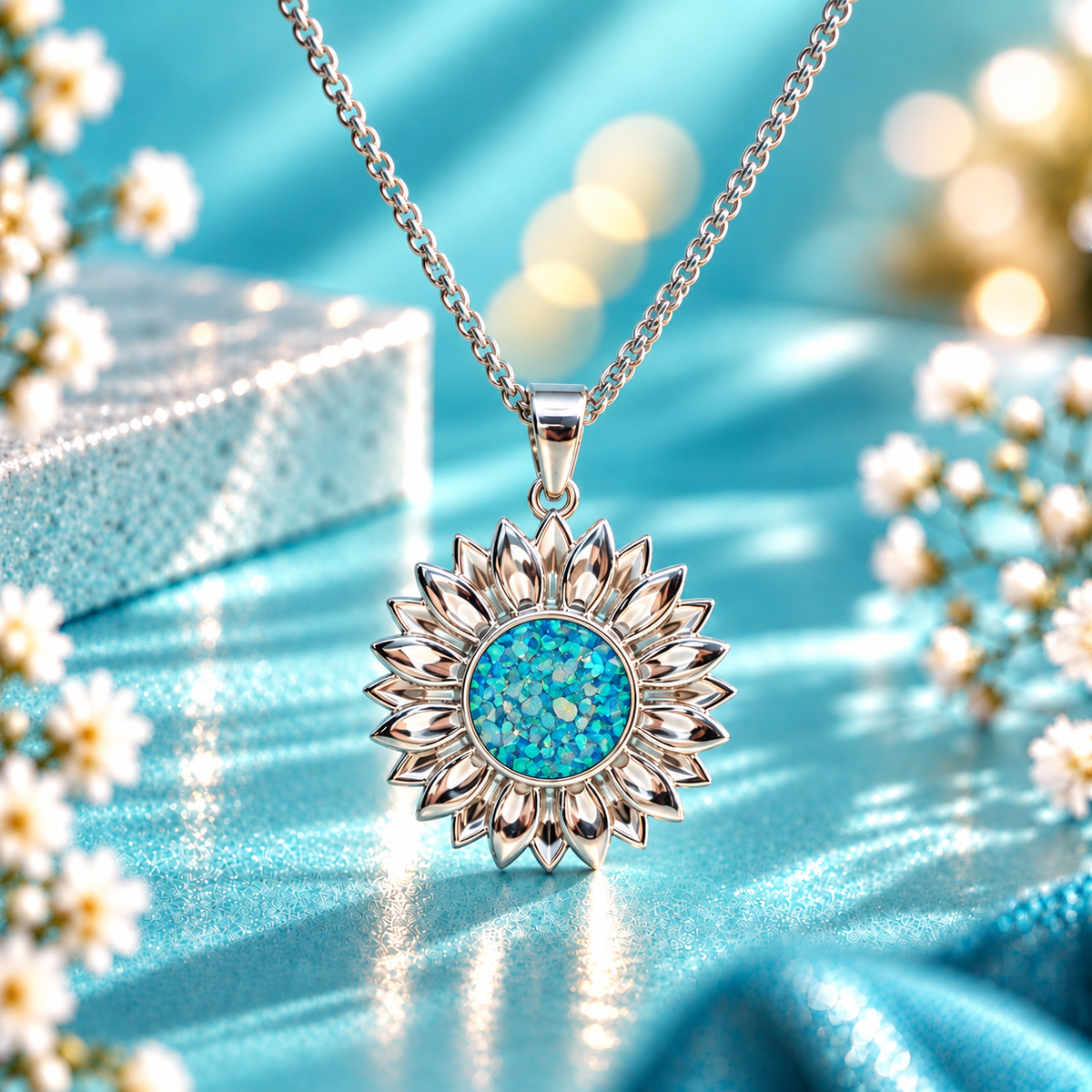 Sunflower of Memories Pendant
