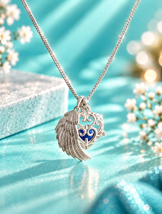 Angel Heart Locket Pendant