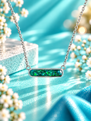 My Beloved Stainless Steel Bar Pendant