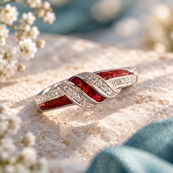 Three lots of Love Ring, suitable for up to 3 sets of inclusions