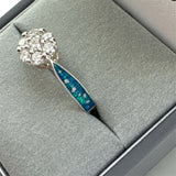 Catherine Solitaire Ring, suitable for 2 sets of . handmade keepsake jewellery