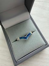 Sparkling Wishbone Ring handmade keepsake jewellery