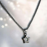 Sweet Keepsake Star Pendant Stainless Steel handmade keepsake jewellery