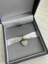 Sparkling Dangling Heart Charm