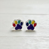 Pawprints Earrings handmade keepsake jewellery