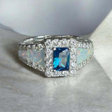 Solid Silver Ocean of Keepsake Ring handmade keepsake jewellery