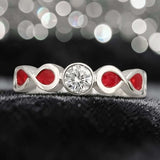 Infinity Promise Ring handmade keepsake jewellery