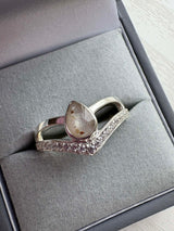 Penelopi Pear Ring handmade keepsake jewellery