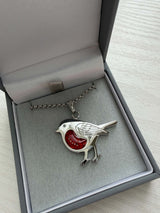 Bob The Robin Stainless Steel Pendant