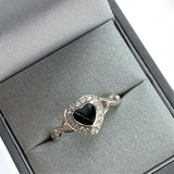 Infinity Heart Ring handmade keepsake jewellery