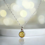 Forever Circle Silver Pendant handmade keepsake jewellery
