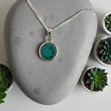 Forever Circle Silver Pendant handmade keepsake jewellery